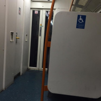 Strange sounds aboard a late night train in 2015