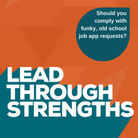 Career QA: Funky, old school job application requirements - comply or fly?