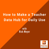 How to Make a Teacher Data Hub for Daily Use with Rick Meyer Transformative Principal 588