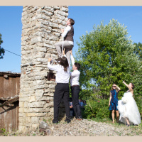 Testing the Bride  Groom at an Estonian Weddiing