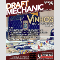 #77: Vinhos Deluxe review  on tap Carcassonne: Over Hill and Dale Alhambra Cleopatra Coldwater Crown: The Sea