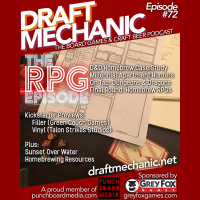 #72: The RPG episode! Home-brew campaigns, one shots Vinyl  Filler previews Sunset Over Water Homebrewing