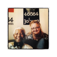 Black Eye Peas  Nelson Mandela Supporter, Christine Hansen