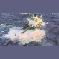 Oil tanker sinks off Breton coast 1999