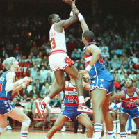 Michael Jordans rookie NBA season - February 23 through March 9, 1985 - NB85-23