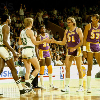 Michael Jordans rookie NBA season - 1985 NBA Finals - NB85-29