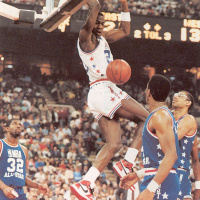 Michael Jordans rookie NBA season - 1985 All-Star Game (February 10) - NB85-18