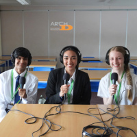 With special guests Andreas, Erin and Aoife (St Marks Catholic School - London)