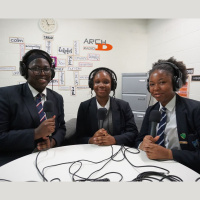 With special guests Catherine, Chisom and Keziah (St Michaels College - London)