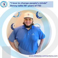 “I love to change people’s minds” - My son, Benny, on 18+ years of T1D