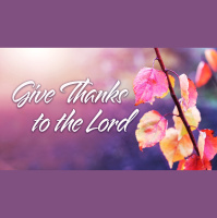 Give Thanks to the Lord 11 am (Audio)