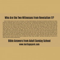Who Will Be the Two Witnesses?