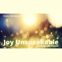 Joy Unspeakable