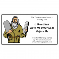 No Other Gods Before Me