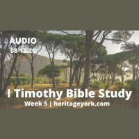 I Timothy | Week 5