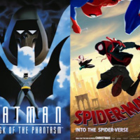 Superhero Double Shot - Spider-Man: Into The Spiderverse amp Batman: Mask Of The Phantasm