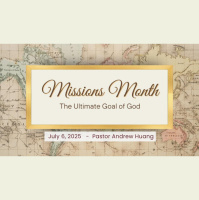 The Ultimate Goal of God - Audio