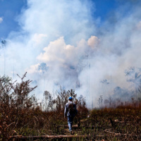 Live on the fire frontline in the Peruvian Amazon