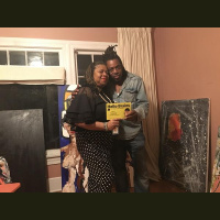 Sage Gallon returns to the edge for a live interactive art show