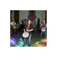 Vicki Morgan encourages women to live, dance and thrive by beating a drum