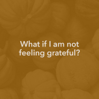 What if I am not feeling grateful?