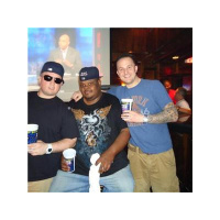 Mike Safo with NCAA National Champion, NFL Offensive Lineman, Eric Winston