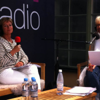 PODDRADIO: Kulturminister Lena Adelsohn Liljeroth intervjuas på Sveriges Radios scen i Almedalen