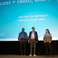 Radiodagen: Kringlan Svensson, Katrin Zytomierska, Mohamed El Abed om podcasts