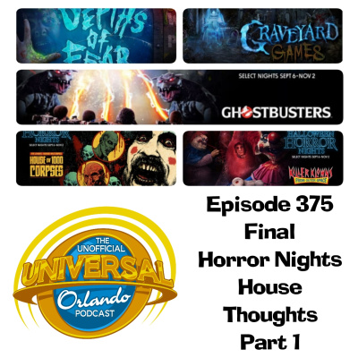 Unofficial Universal Orlando Podcast - Covering Halloween Horror Nights, Islands Of Adventure, Universal Studios Florida, Cit