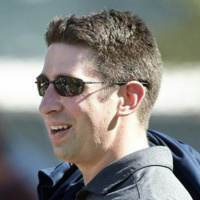 Mike Francesa with Indians GM Mike Chernoff