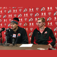 Kyle Kuzma  Parker Van Dyke - UVU Post Game - 12-6-16