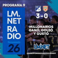 Temporada 26 Programa 09. Millonarios Ganó, Goleo y Gusto. 