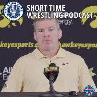 Iowa Mens Wrestling Media Day with coach Tom Brands and eight Hawkeyes