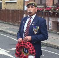 Brian Yardley of Veterans Association explains why hes protesting against Stan Collymore