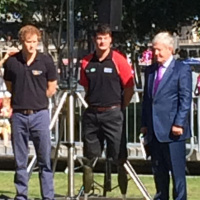 Prince Harry at Potters Fields Park