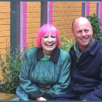 Joe Swift talks about pocket park he has designed with Dame Zandra Rhodes