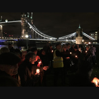 Citizens UK vigil #Prayers4Paris outside City Hall