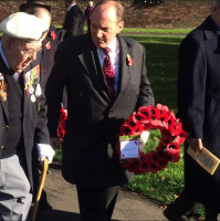 Simon Hughes MP at Soviet War Memorial