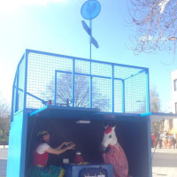 St Georges Day in Waterloo: Helen Santer