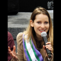 Laura Bates of @EverydaySexism speaking at #iwd2015 #WIHS