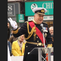 Admiral Lord West speaking at Albert McKenzie VC memorial unveiling