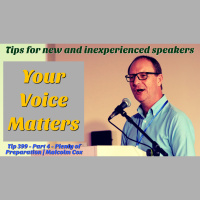 S2 Ep2257: Teaching Tip 399 | Your Voice Matters - Tips for new speakers. Part 4 - Plenty of Preparation