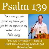 S2 Ep2246: You Are A Wonder Psalm 139 Series - Part 13 | Malcolm Cox | Quiet Time Coaching Episode 547