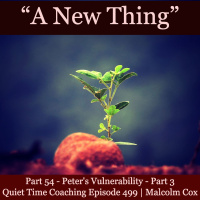 S2 Ep2169: Quiet Time Coaching Episode 499 | New Thing Series — Part 54 | “Peter’s Vulnerability - Part 3” | Malcolm Cox