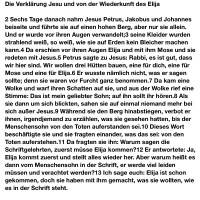 SA 6.Woche - Markus 9, 2-13