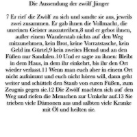 DO 4.Woche - Markus 6, 7-13