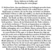 SO 3.Woche, Lesejahr A, Matthäus 4, 12-23