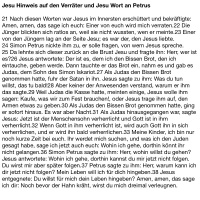 DI der Karwoche - Johannes 13,21-33.36-38