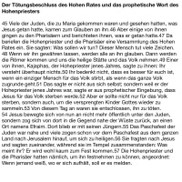 SA der 5. Fastenwoche - Johannes 11, 45-57