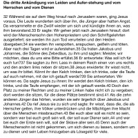 MI 8.Woche - Markus 10, 32-45